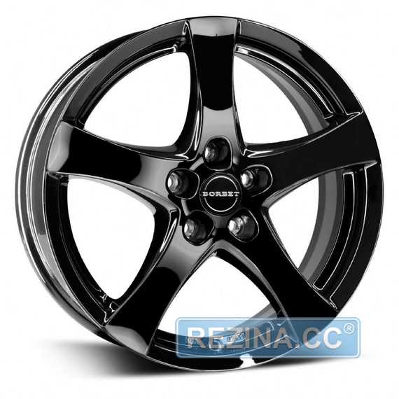 Купить BORBET F Glossy Black R18 W8 PCD5x114.3 ET40 DIA72.6