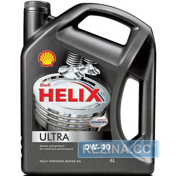 Купить Моторное масло SHELL Helix Ultra 0W-40 (4л)