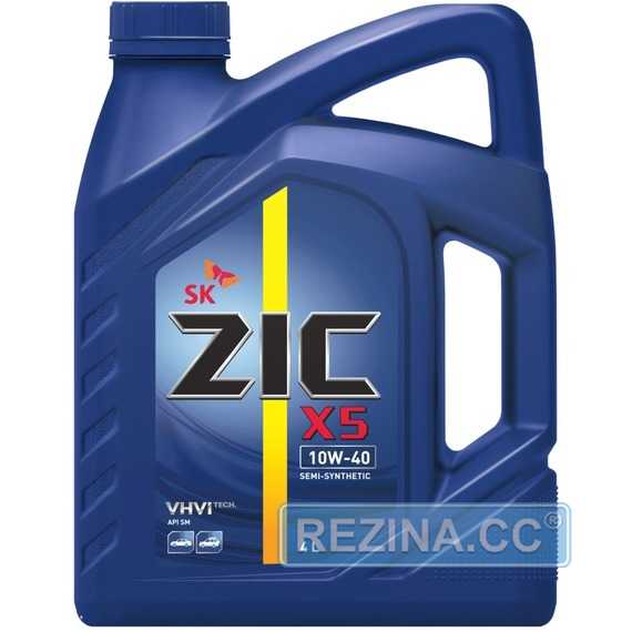 Купить Моторное масло ZIC X5 10W-40 (4л)