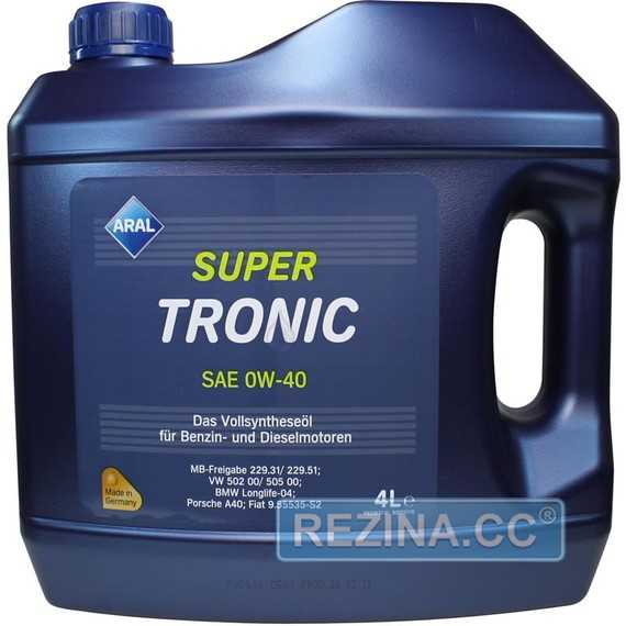 Купить Моторное масло ARAL Super Tronic 0W-40 (4л)