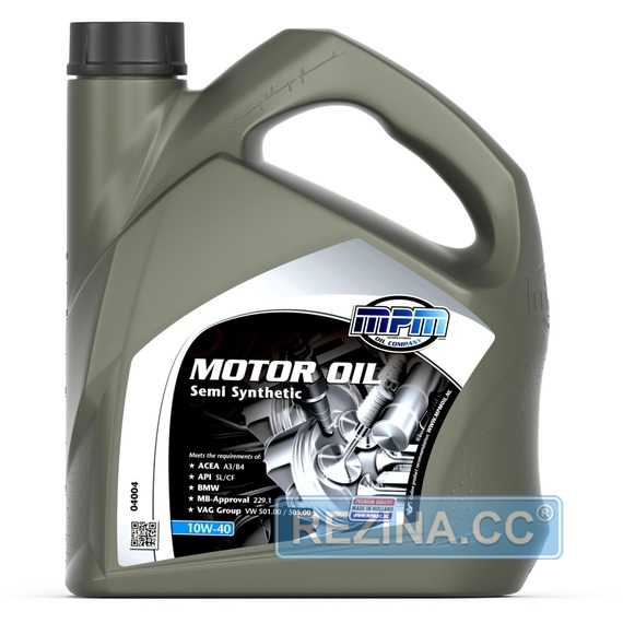 Купити Моторне мастило MPM Motor Oil Semi Synthetic 10W-40 (20л)