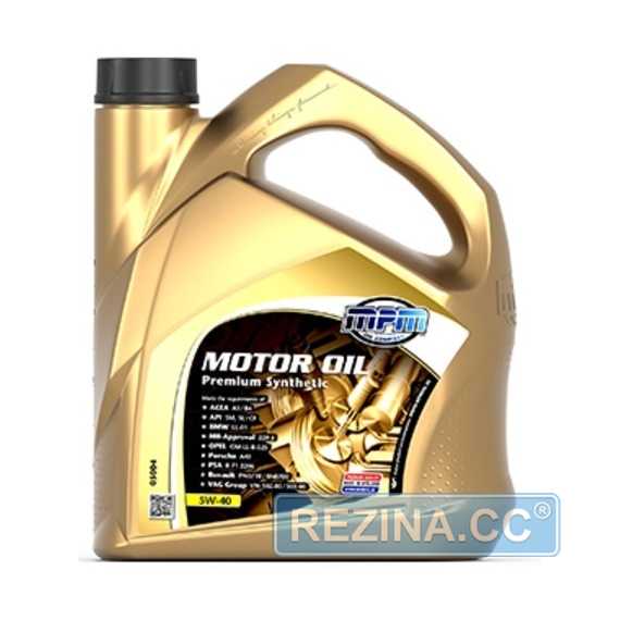 Купить Моторное масло MPM Motor Oil Premium Synthetic 5W-40 (5л)