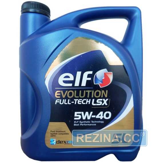 Купить Моторное масло ELF EVOLUTION Full-Tech LSX 5W-40 (5л)