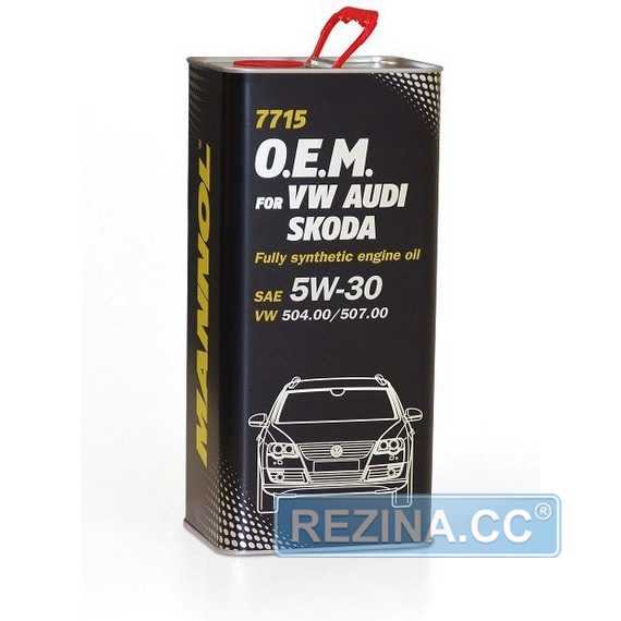 Купить Моторное масло MANNOL O.E.M. 7715 For VW Audi Skoda (5л) metall