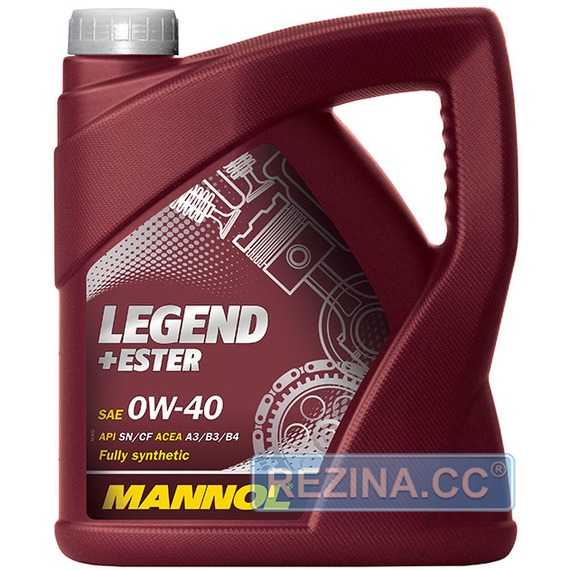 Купить Моторное масло MANNOL Legend+Ester 0W-40 (4л)