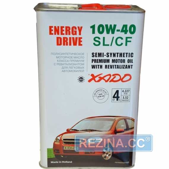 Купити Моторне мастило XADO Atomic Oil 10W-40 SL/CF (4л)