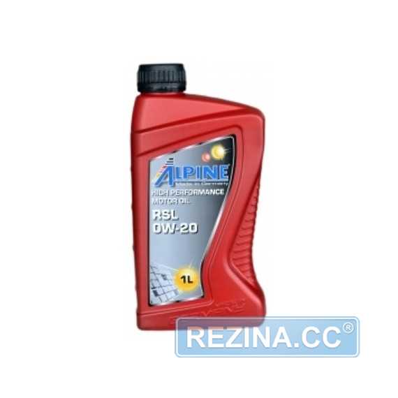Купить Моторное масло ALPINE RSL 0W-20 SN GF-5 (1л)