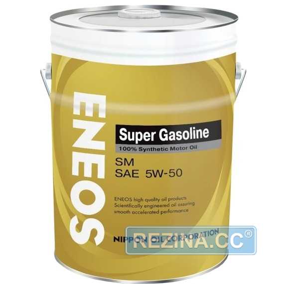 Купить Моторное масло ENEOS Super Gasoline 5W-50 SM (20л)