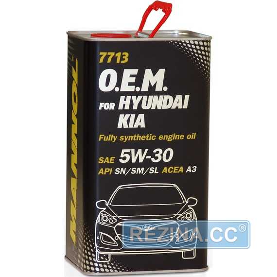 Купить Моторное масло MANNOL O.E.M. 7713 For Hyndai Kia (1л) metall