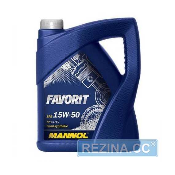 Купить Моторное масло MANNOL Favorit 15W-50 (4л)
