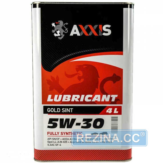 Купить Моторное масло AXXIS Gold Sint 5W-30 (4л)