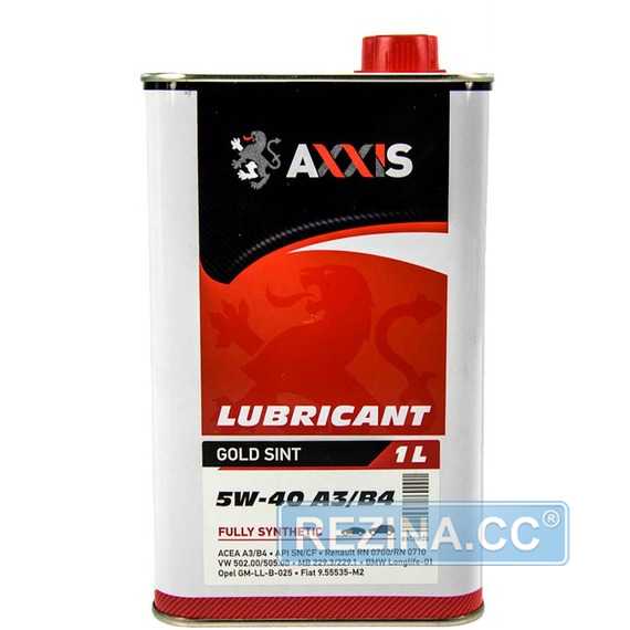 Купить Моторное масло AXXIS Gold Sint 5W-40 A3/B4 (1л)