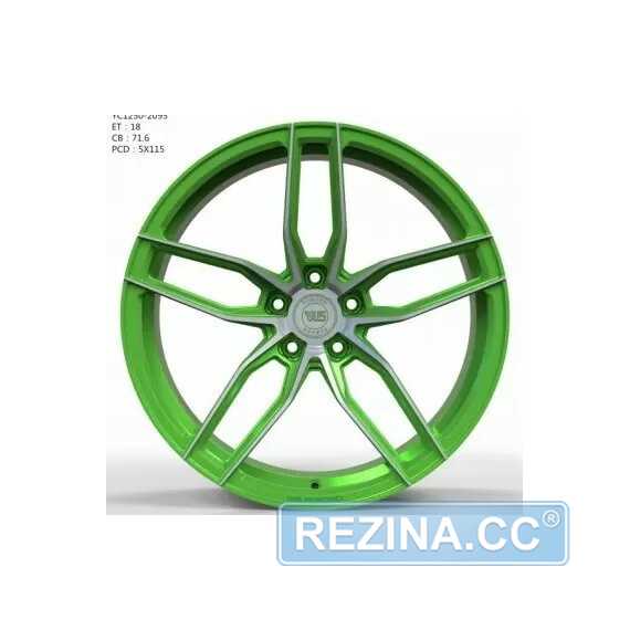 Купить Легковой диск WS FORGED WS1250 MATTE_GREEN_WITH_MACHINED_FACE_FORGED R20 W9.5 PCD5X115 ET18 DIA71.6