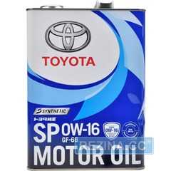 Купити Моторне мастило TOYOTA Synthetic Motor Oil 0W-16 SP/GF6B (4л)