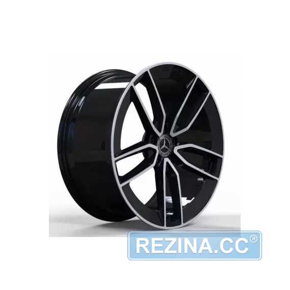 Купить Легковой диск REPLICA FORGED MR399B GLOSS-BLACK-WITH-MACHINED-FACE_FORGED R22 W11 PCD5X112 ET50 DIA66.6