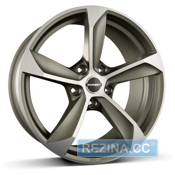 Купить BORBET S Graphite Polished Matt R18 W8 PCD5x112 ET45 HUB72.6