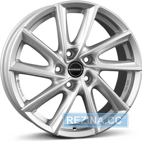 Купить Легковой диск BORBET V CRYSTAL SILVER R18 W7 PCD5x110 ET38 DIA65.1
