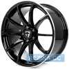 Купити Легковий диск TOMASON TN1 GLOSSY BLACK RIM POLISHED R19 W8.5 PCD5x108 ET40 DIA72.6