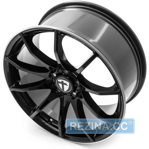 Купити Легковий диск TOMASON TN1 GLOSSY BLACK RIM POLISHED R19 W8.5 PCD5x108 ET40 DIA72.6