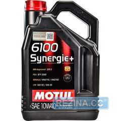 Купить Моторное масло MOTUL 6100 Synergie Plus 10W-40 (4 литра) 839441/109463