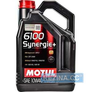 Купити Моторнa оливa MOTUL 6100 Synergie Plus 10W-40 (4 літри) 839441/109463