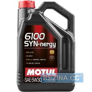 Купити Моторнa оливa MOTUL 6100 SYN-nergy 5W-30 (5 літрів) 838351/107972