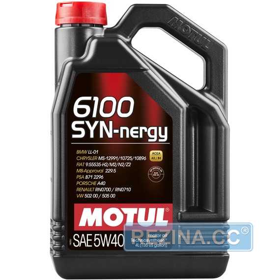 Моторное масло MOTUL 6100 SYN-nergy 5W-40 - rezina.cc
