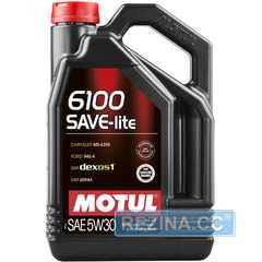 Купити Моторнa оливa MOTUL 6100 SAVE-lite 5W-30 (4 літри) 839650/107957