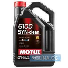 Купити Моторнa оливa MOTUL 6100 SYN-clean 5W-30 (5 літрів) 814251/107948