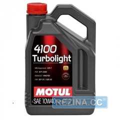 Купити Моторнa оливa MOTUL 4100 Turbolight 10W-40 (4 літри) 387607/109462