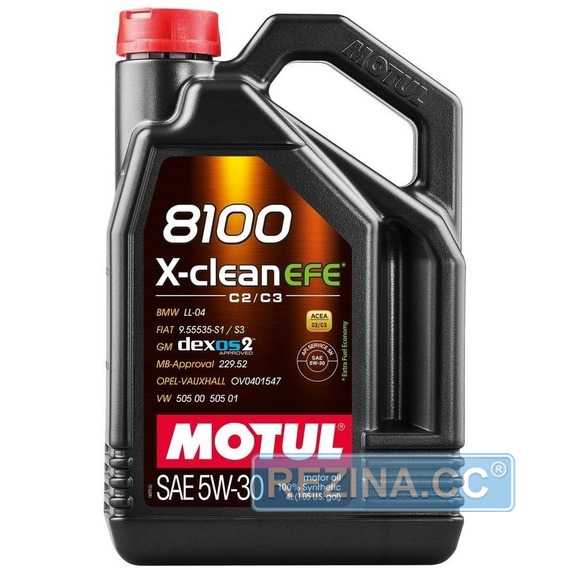 Моторное масло MOTUL 8100 X-clean EFE 5W-30 - rezina.cc