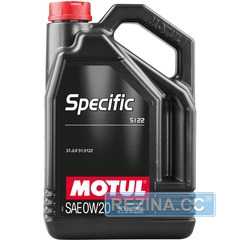 Купить Моторное масло MOTUL Specific 5122 0W-20 (5 литров) 867606/107339