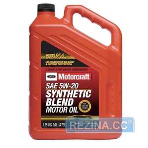 Купить Моторное масло MOTOCRAFT SAE SYNTHETIC BLEND MOTOR OIL 5W-20 (5л)