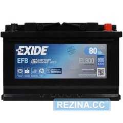 Купити Акумулятор EXIDE Start Stop EFB (EL800) 80Аh 800A R plus