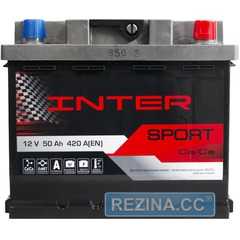 Купити Акумулятор INTER Sport 50Ah 420A R Plus (L1B)