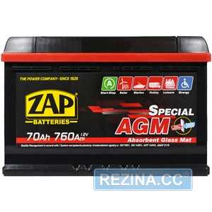 Купить Аккумулятор ZAP AGM 70Ah 760A R Plus (L3) (570 02)