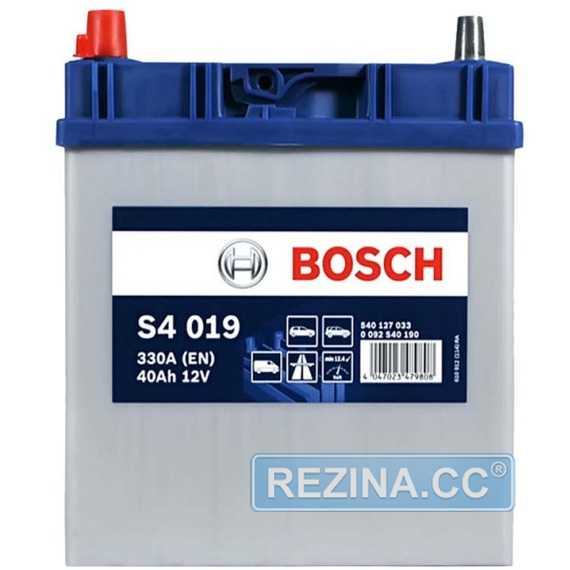 Аккумулятор BOSCH (S40 190) (B19) Asia - rezina.cc