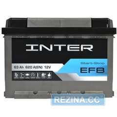 Купити Аккумулятор INTER EFB 6СТ-63 R+ (L2)