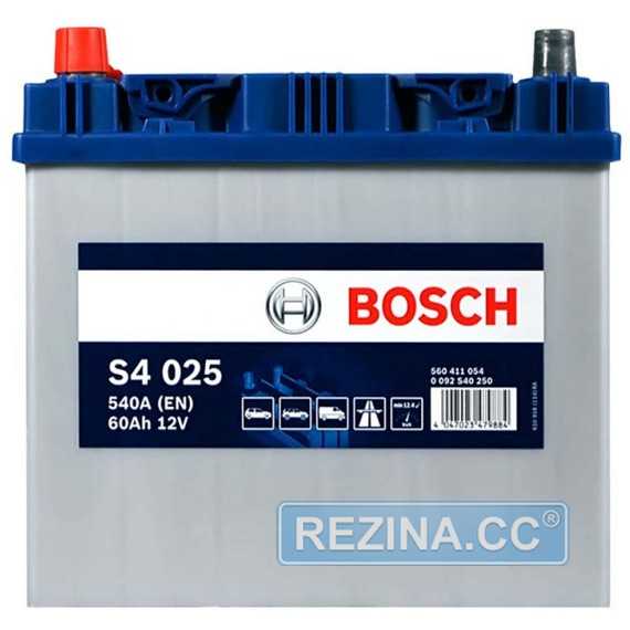 Автомобильный аккумулятор BOSCH 6СТ-60 - rezina.cc