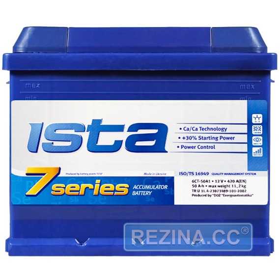 Автомобильный аккумулятор ISTA 6СТ-50 - rezina.cc