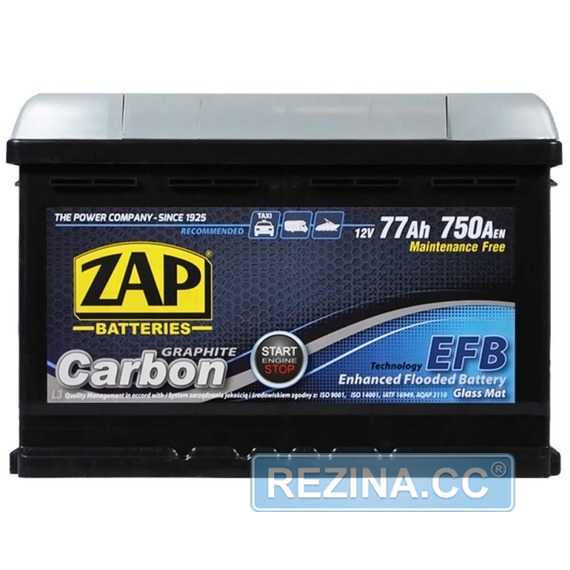 Купить Автомобильный аккумулятор ZAP Carbon EFB 6СТ-77 R+ (577 05) (L3)