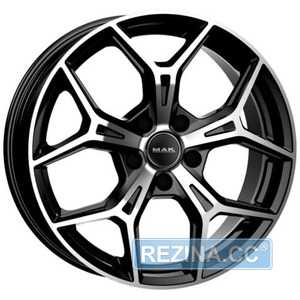 Купити Легковий диск MAK Gravel Black Mirror R17 W7.5 PCD6x130 ET55 DIA84.1