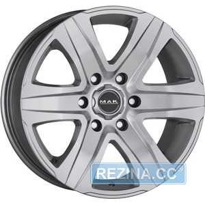 Купити Легковий диск MAK STONE6 SILVER R18 W8 PCD6x139.7 ET15 DIA106.1