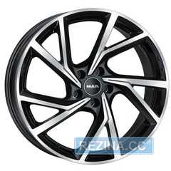Купить Легковой диск MAK KASSEL BLACK MIRROR R20 W8 PCD5x112 ET45 DIA57.1