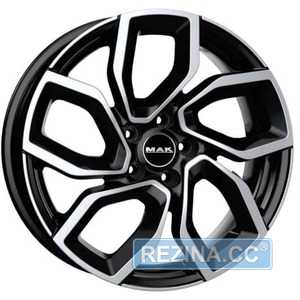 Купити Легковий диск MAK Apollo Black Mirror R16 W6.5 PCD5x108 ET38 DIA65.1