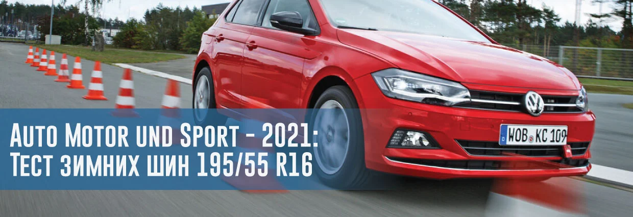 
                                    Тест зимних шин размера 195/55 R16 (Auto Motor und Sport, 2021)                                    – rezina.cc